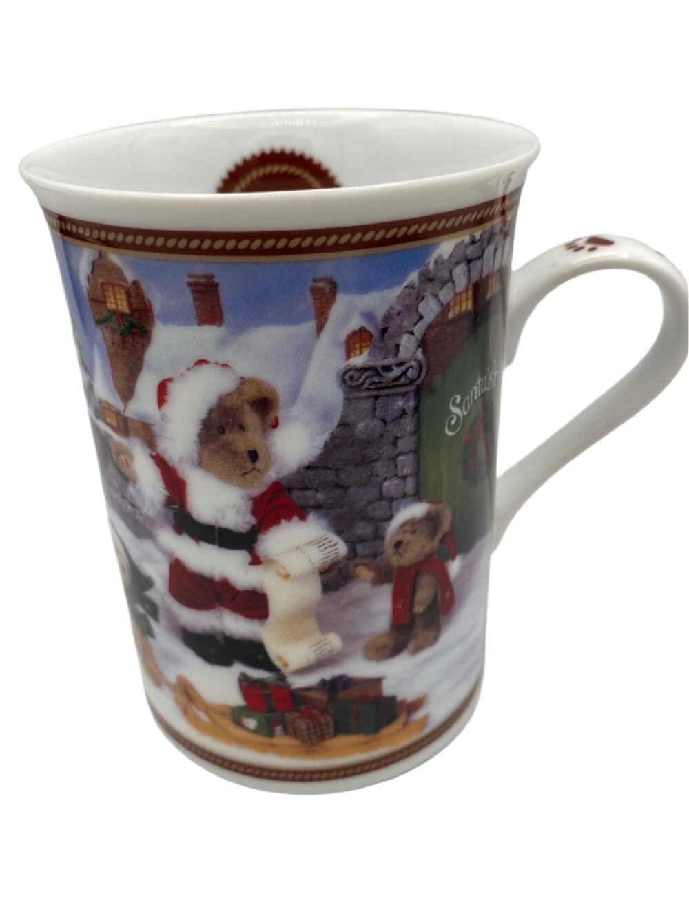 Danbury Mint Vintage Boyds Bear Collector Mugs "Beary Christmas"